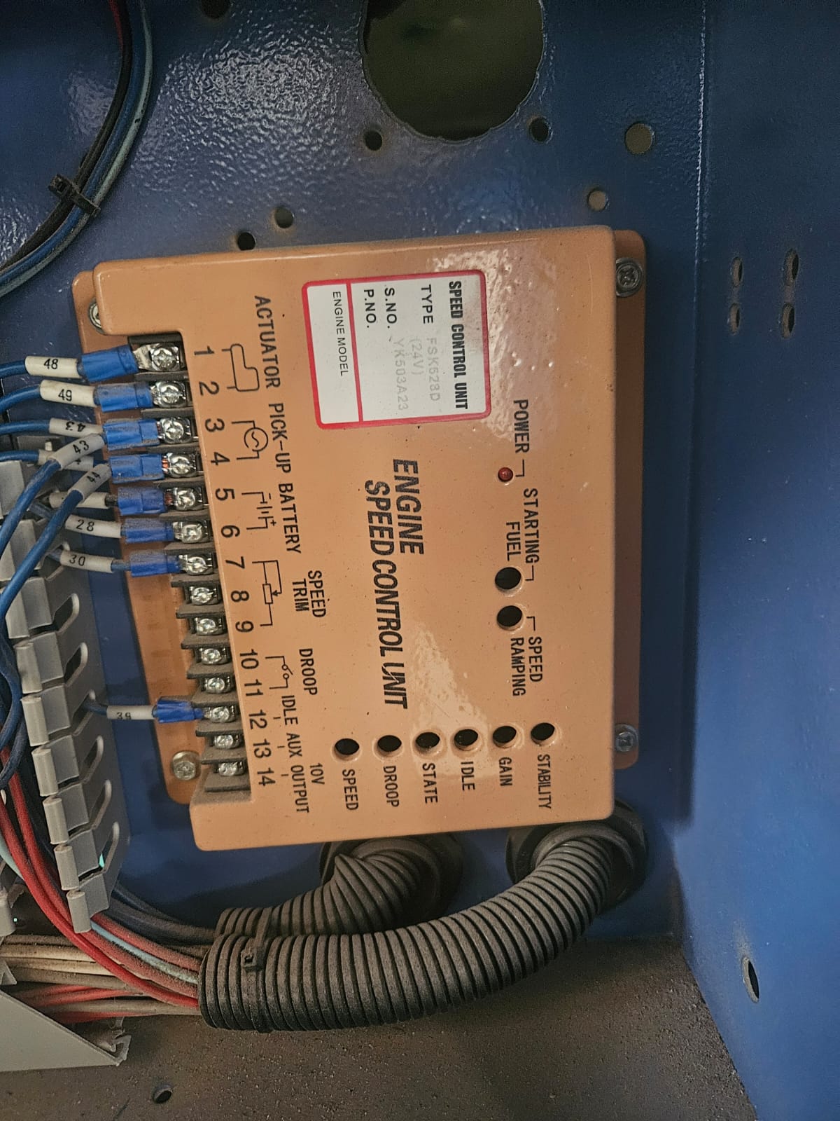 75kVA generator engine and fuel injection system during repair in Centurion